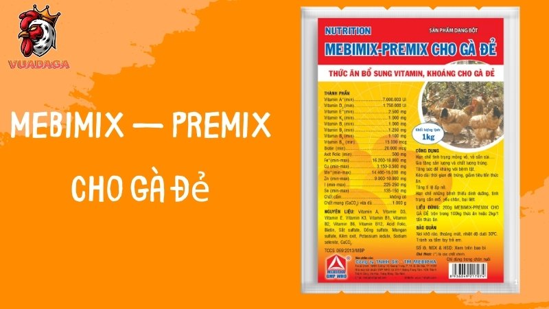 MEBIMIX – PREMIX cho gà đẻ